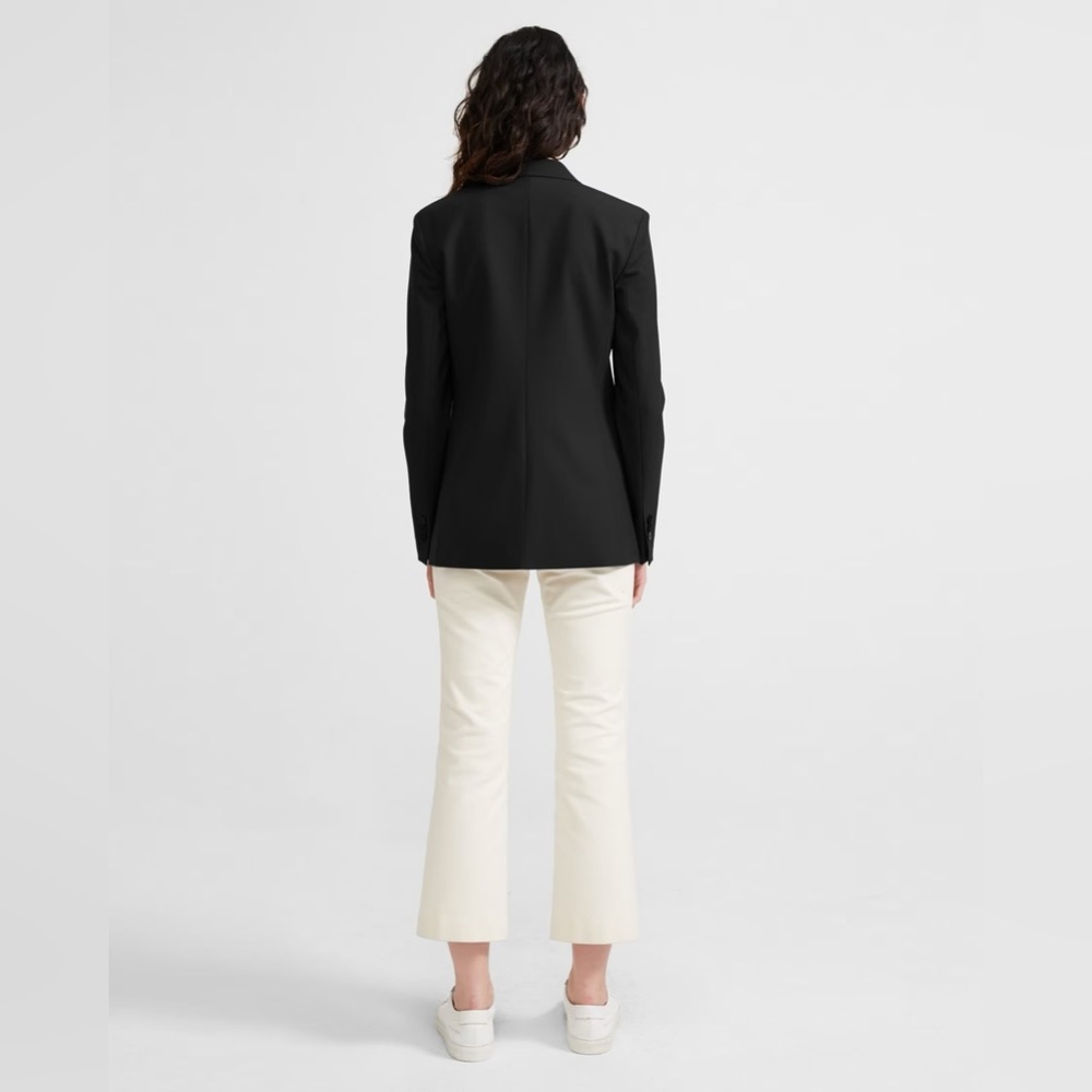 Theory Tailored Wool Blend Two Button Welt Pocket… - image 8